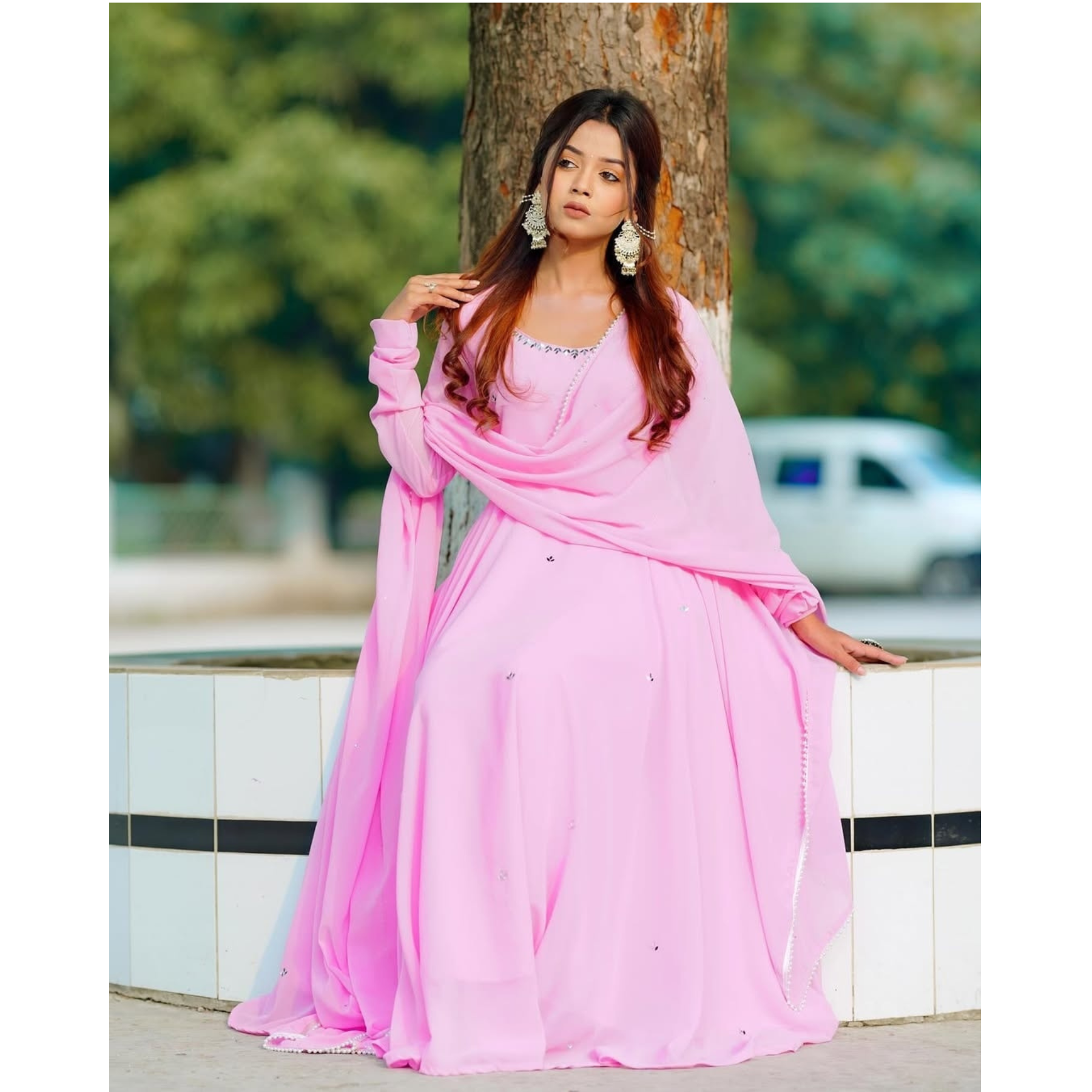 Mirror Majesty Elite Gown – Pink Code : 10479
