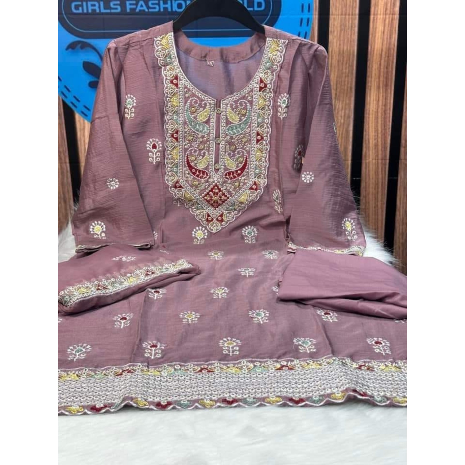 Indian Chinon Georgette Three Piece