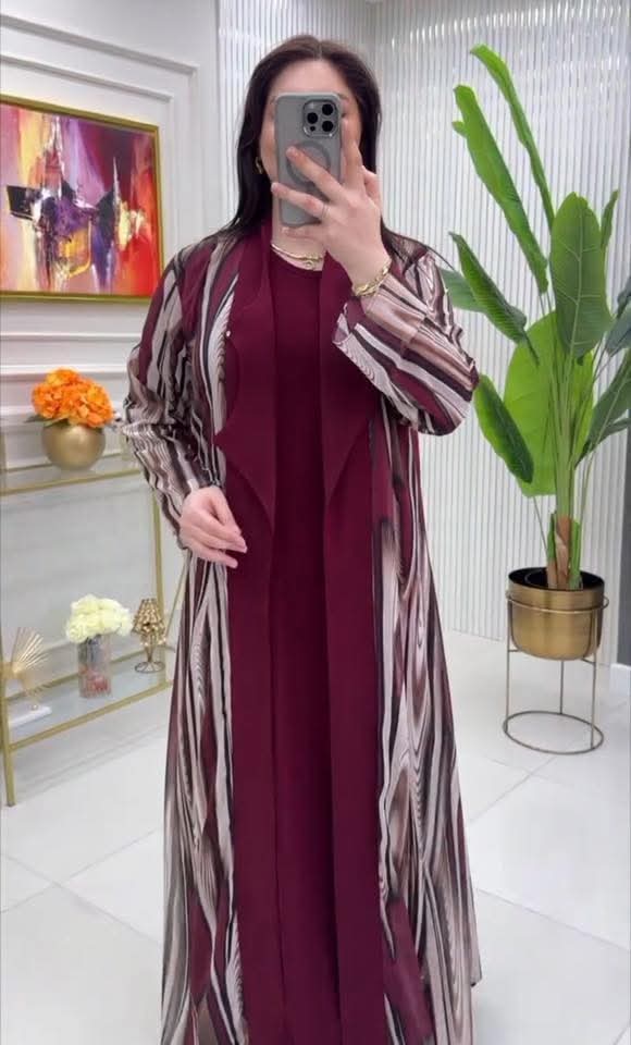 ডিজিটাল প্রিন্ট কটি বোরকা